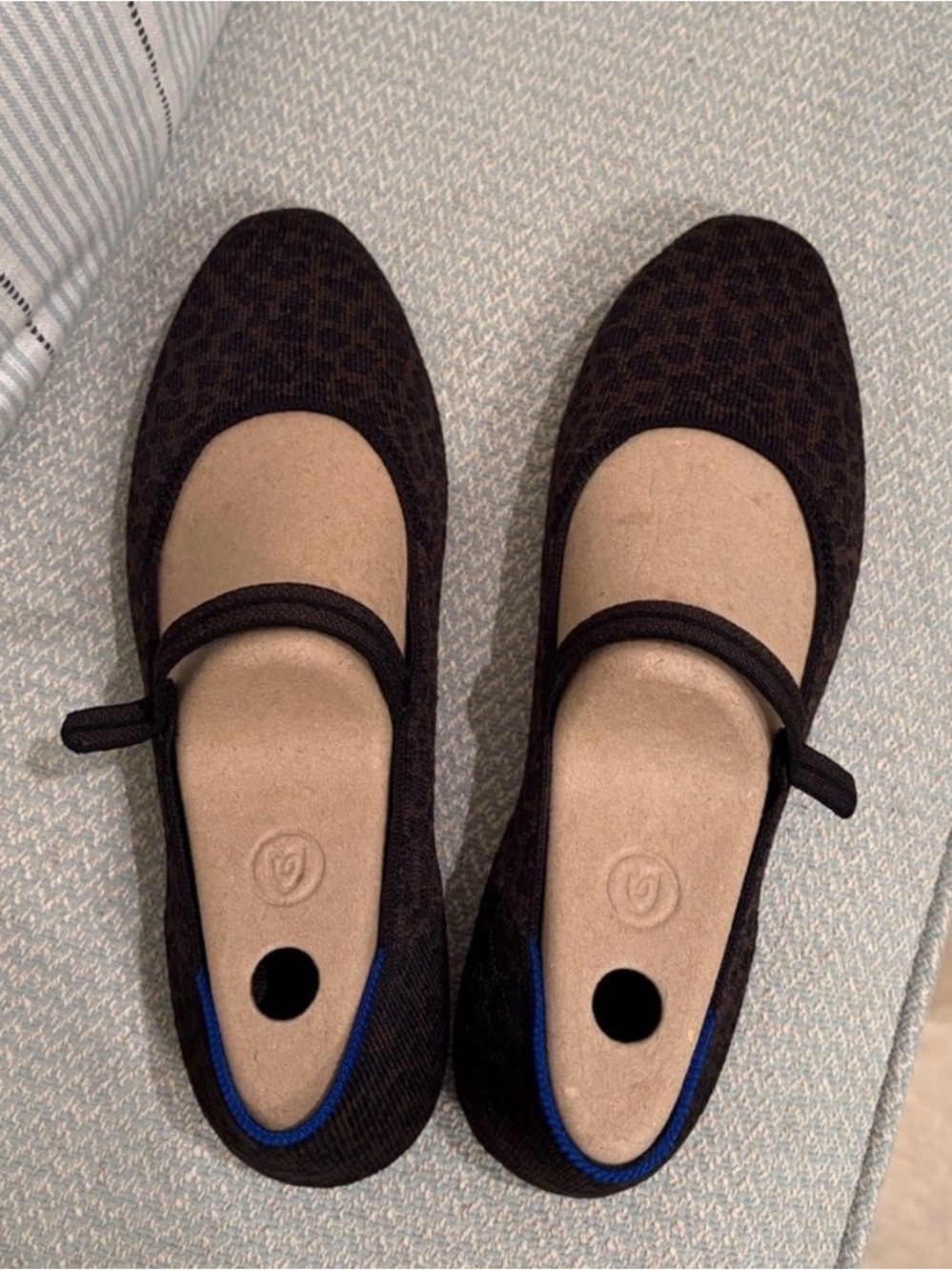 Rothy’s Leopard Print Mary Jane’s